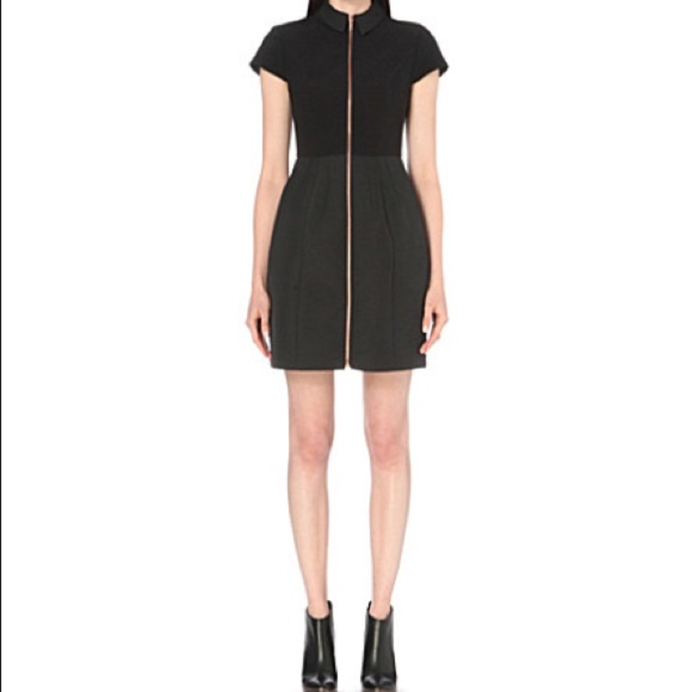 Ted Baker Collared Black Dress